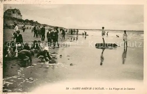 AK / Ansichtskarte Saint Brevin l_Ocean_Loire_Atlantique La plage et le casino Saint Brevin l_Ocean