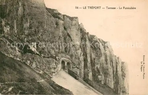 AK / Ansichtskarte Le_Treport Terrasse Funiculaire Le_Treport