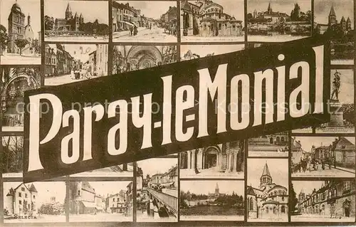 AK / Ansichtskarte Paray le Monial Vues d ensemble Paray le Monial