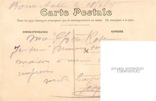 AK / Ansichtskarte Bonnetable Prairies et le chateau Schloss Bonnetable