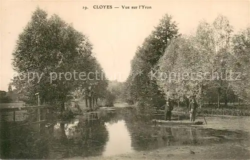 AK / Ansichtskarte Cloyes sur le Loir Vue sur l Yron Cloyes sur le Loir