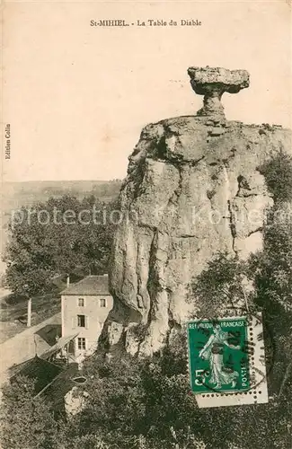 AK / Ansichtskarte Saint Mihiel La Table du Diable Saint Mihiel