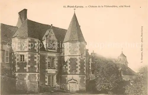 AK / Ansichtskarte Pontlevoy Chateau de la Mahoudiere Schloss Pontlevoy
