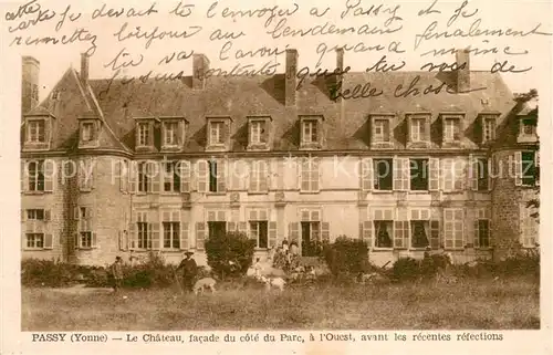AK / Ansichtskarte Passy_Sens Chateau Parc Schloss Park Passy_Sens