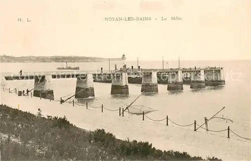 AK / Ansichtskarte Royan_Charente Maritime Le mole Royan Charente Maritime