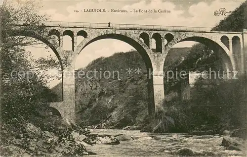AK / Ansichtskarte Laguiole Pont de la Cadene Laguiole
