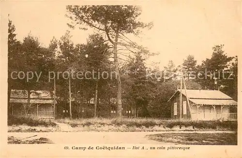 AK / Ansichtskarte Camp_de_Coetquidan Un coin pittoresque Camp_de_Coetquidan