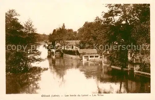 AK / Ansichtskarte Olivet_Loiret Les bords du Loiret et les villas Olivet Loiret