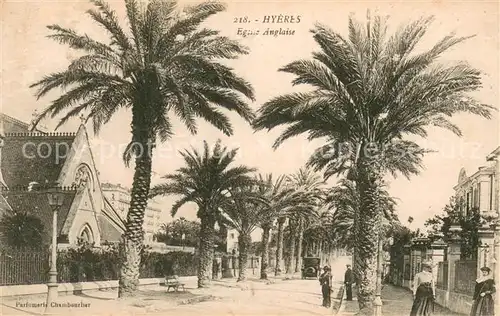 AK / Ansichtskarte Hyeres_les_Palmiers Eglise Anglaise Hyeres_les_Palmiers