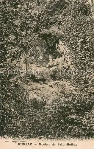 AK / Ansichtskarte Fursac Rocher de Saint Helene 