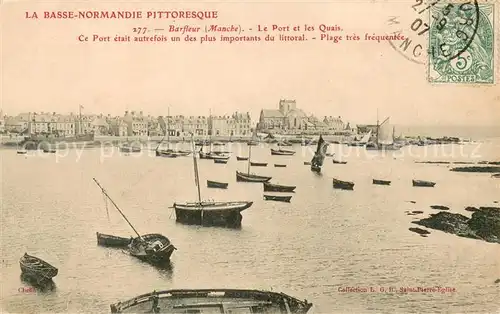 AK / Ansichtskarte Barfleur_Manche Le port et les quais Barfleur_Manche