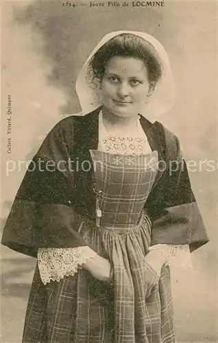 AK / Ansichtskarte Locmine Jeune Fille Costumes Trachten Locmine
