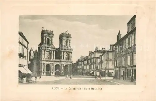 AK / Ansichtskarte Auch_Gers Cathedrale Place Sainte Marie Auch_Gers