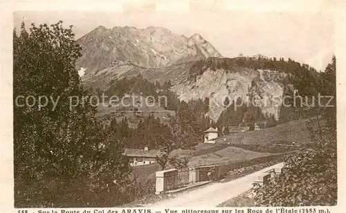 AK / Ansichtskarte Aravis Vue pittoresque sur les Rocs de l Etale Aravis