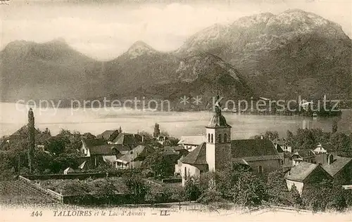 AK / Ansichtskarte Talloires et le Lac d Annecy Talloires