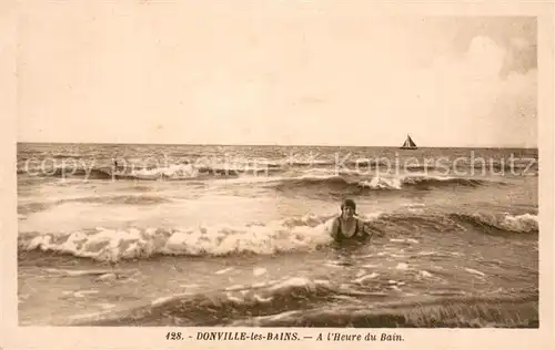 AK / Ansichtskarte Donville les Bains A lHeure du Bain Donville les Bains