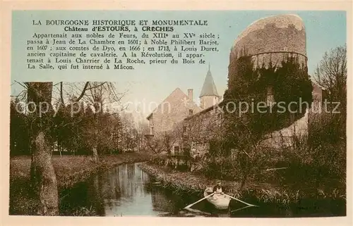 AK / Ansichtskarte Creches sur Saone Chateau d Estours Creches sur Saone