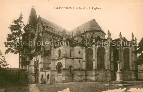 AK / Ansichtskarte Clermont_Oise Eglise Clermont_Oise