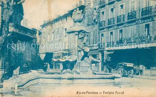 AK / Ansichtskarte Aix en Provence Fontaine Pascal Aix en Provence