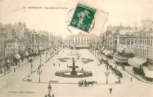 AK / Ansichtskarte Bordeaux Les allees de Tourny Bordeaux