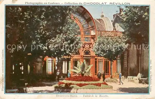 AK / Ansichtskarte Evian les Bains_Haute_Savoie Entree de la Buvette Evian les Bains_Haute