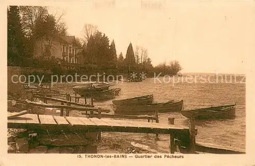 AK / Ansichtskarte Thonon les Bains Quartier des Pecheurs Thonon les Bains