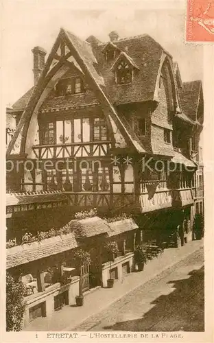 AK / Ansichtskarte Etretat Hostellerie de la Plage Etretat