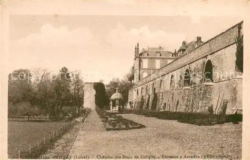 AK / Ansichtskarte Chatillon le Roi Chateau des Ducs de Coligny Terrasse Arcades Chatillon le Roi