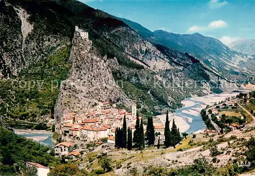 AK / Ansichtskarte Entrevaux Vue generale et le Var Entrevaux