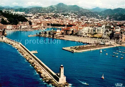 AK / Ansichtskarte Nice_Alpes_Maritimes Vue generale aerienne du port Nice_Alpes_Maritimes