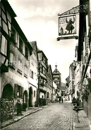 AK / Ansichtskarte Riquewihr_Haut_Rhin Grand Rue Riquewihr_Haut_Rhin