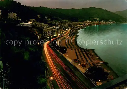 AK / Ansichtskarte Laigueglia  Panorama notturno du ponente Laigueglia 