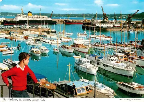 AK / Ansichtskarte St_Helier_Jersey The Harbour  St_Helier_Jersey