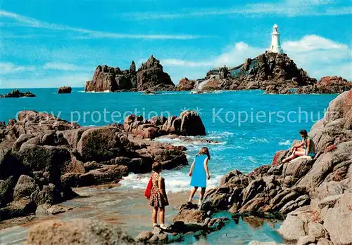 AK / Ansichtskarte Jersey_UK La Corbiere Lighthouse Jersey_UK