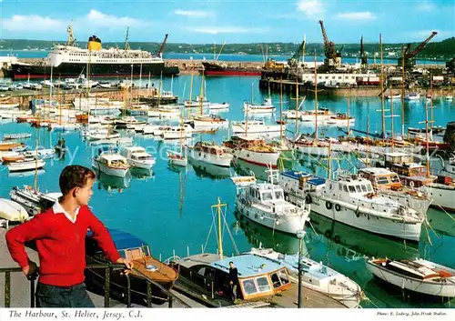 AK / Ansichtskarte St_Helier_Jersey The Harbour St_Helier_Jersey