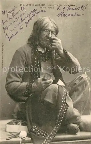 AK / Ansichtskarte Coray Vieux Tailleur Coray