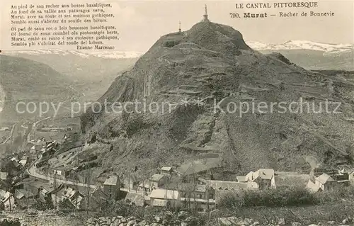 AK / Ansichtskarte Murat_Cantal Panorama Rocher de Bonnevie Murat Cantal