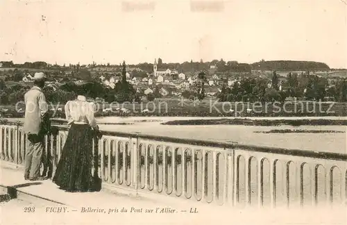 AK / Ansichtskarte Vichy_Allier Bellerive pris du pont sur l Allier Vichy Allier