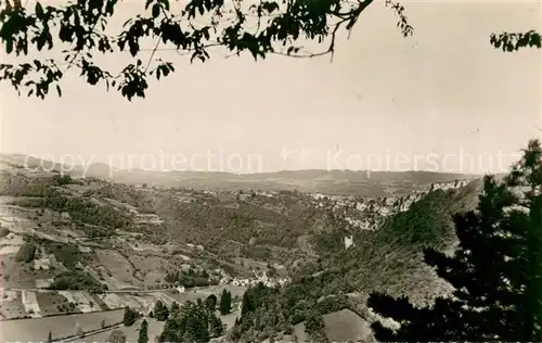 AK / Ansichtskarte Cousance Vue de la Vallee de Gizia avec ses rochers Cousance
