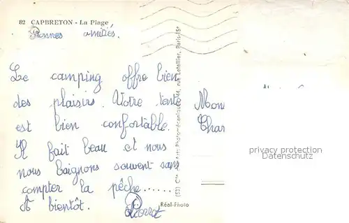 AK / Ansichtskarte Capbreton La plage 