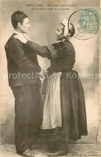 AK / Ansichtskarte Pont l_Abbe Maries Pont l Abbe