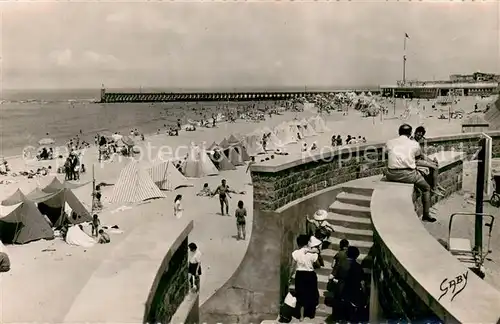 AK / Ansichtskarte Capbreton La plage 