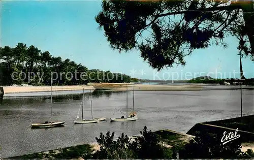 AK / Ansichtskarte Hossegor_Soorts_Landes Lac Marin a basse mer Hossegor_Soorts_Landes