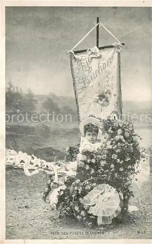 AK / Ansichtskarte Luchon_Haute Garonne Fete des fleurs Creme Franco Russe Werbung Luchon Haute Garonne