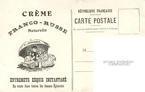 AK / Ansichtskarte Luchon_Haute Garonne Fete des fleurs Creme Franco Russe Werbung Luchon Haute Garonne