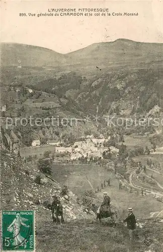AK / Ansichtskarte Le_Chambon sur Lignon Vue generale et Col de la Croix Morand Le_Chambon sur Lignon