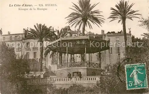 AK / Ansichtskarte Hyeres_les_Palmiers Kiosque de la Musique Hyeres_les_Palmiers