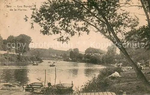 AK / Ansichtskarte Bry sur Marne Les bords de la Marne Bry sur Marne