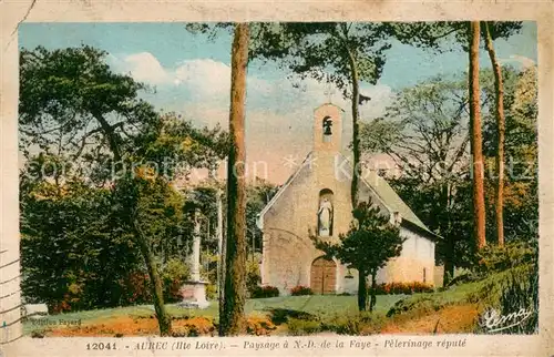 AK / Ansichtskarte Aurec sur Loire Paysage a Notre Dame de la Faye Pelerinage Aurec sur Loire