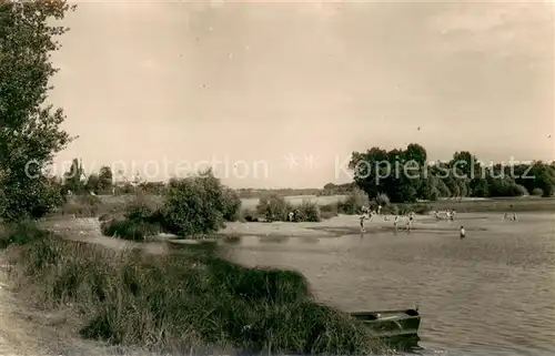 AK / Ansichtskarte Ousson sur Loire La Loire et sa plage Ousson sur Loire